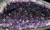 Wide, Purple Amethyst Geode - Uruguay #40598-1